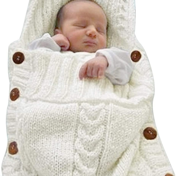 XMWealthy Other - XMWEALTHY Newborn Baby Wrap Swaddle Blanket Knit